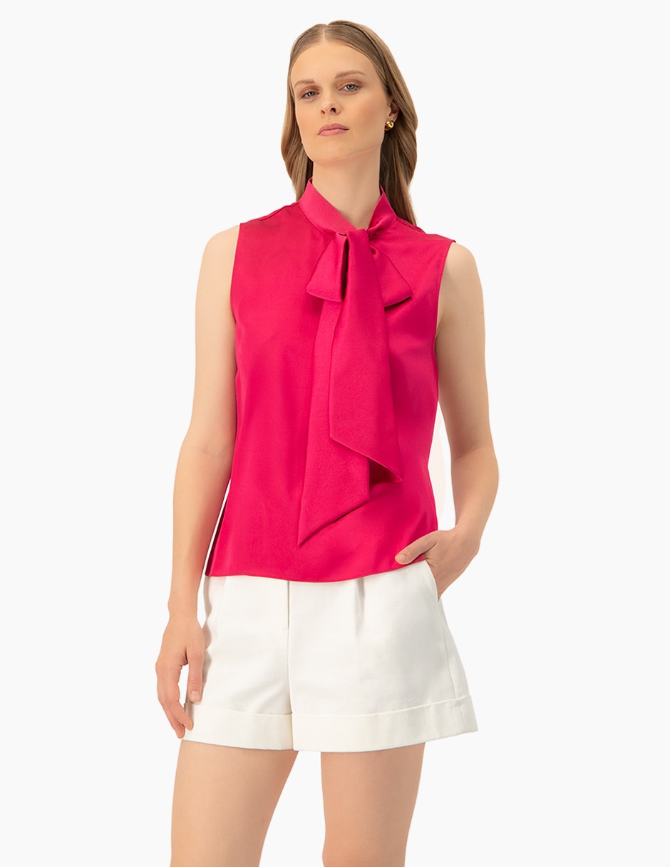 Blusa sin manga para mujer