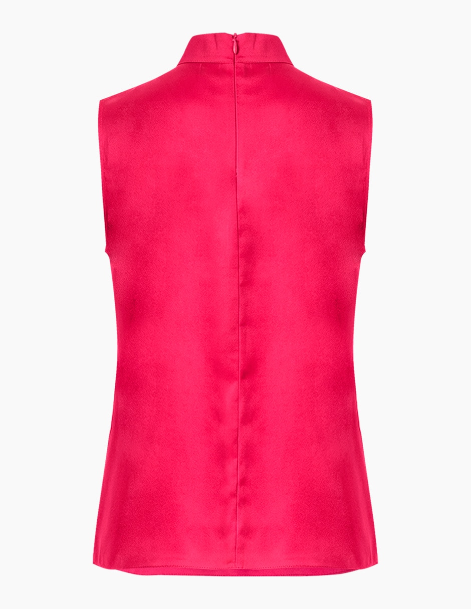 Blusa sin manga para mujer 8