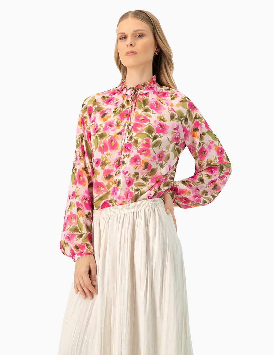 Blusa manga larga para mujer 3