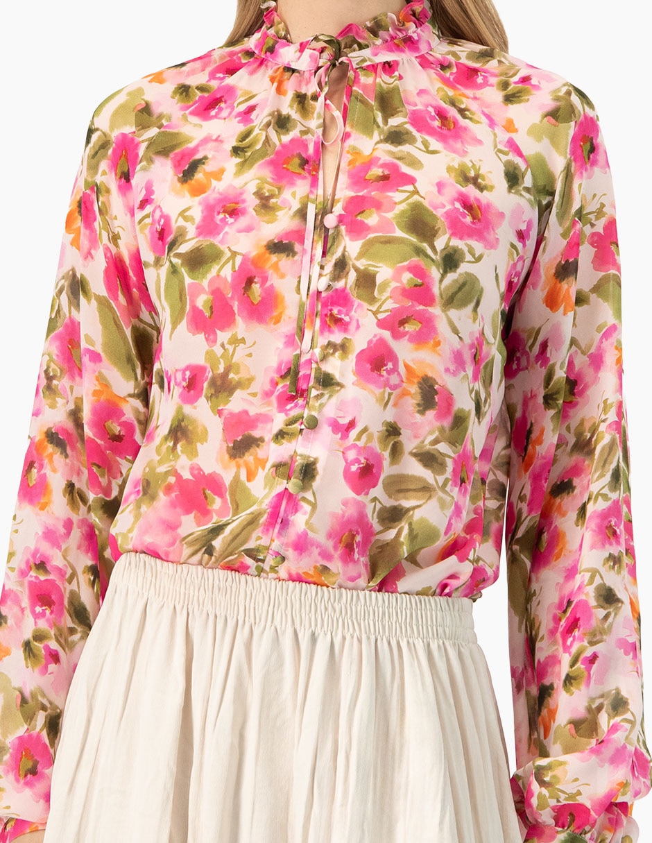 Blusa manga larga para mujer 6