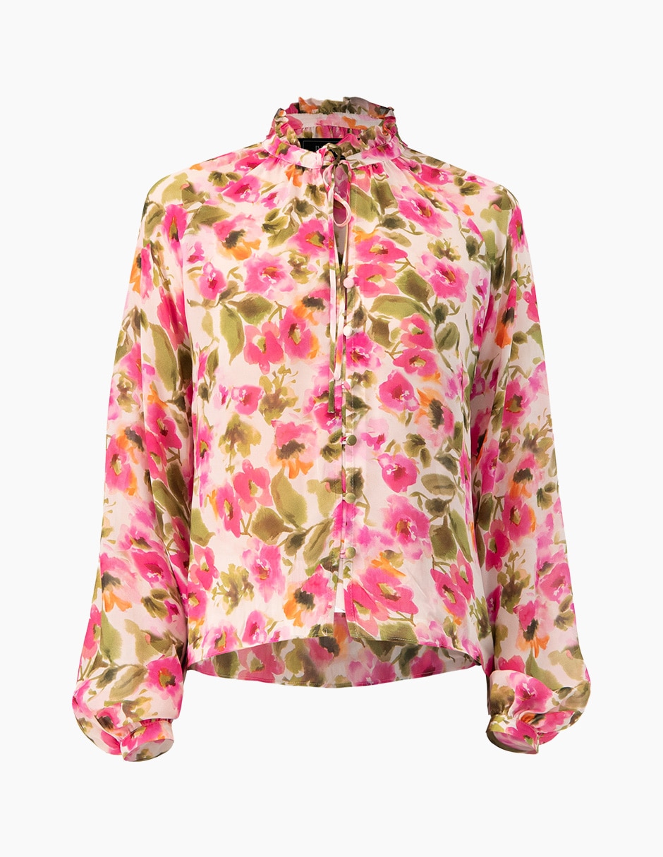 Blusa manga larga para mujer 7