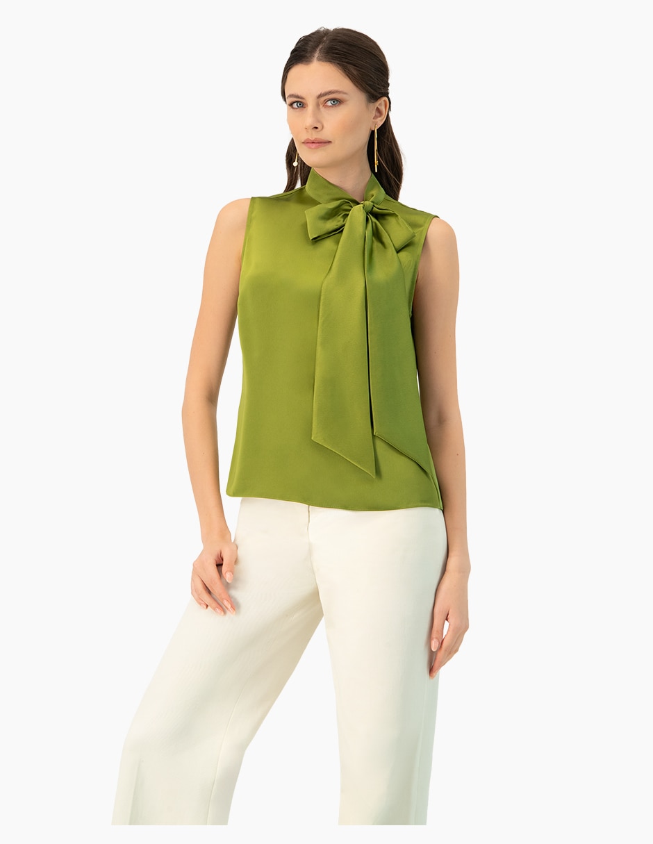 Blusa sin manga para mujer