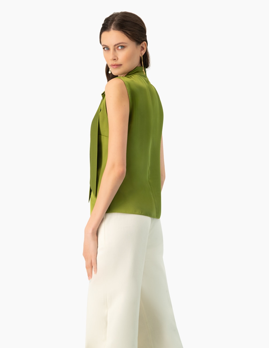 Blusa sin manga para mujer 2
