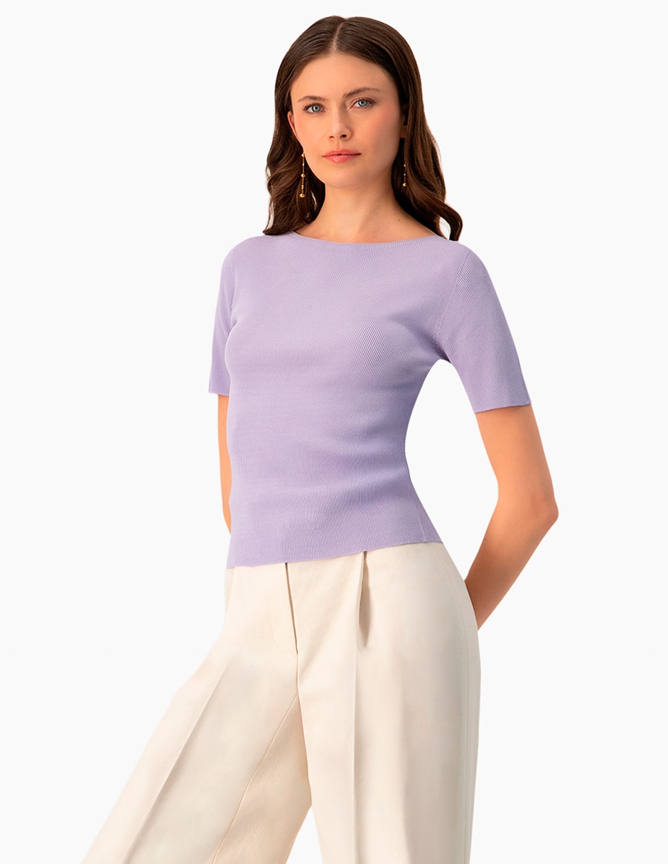 BLUSA IVONNE 10700954 VISCOS, CH, LILA