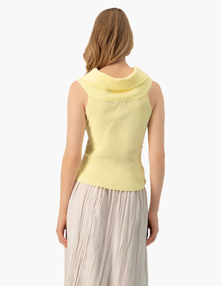 Blusa sin manga para mujer 2
