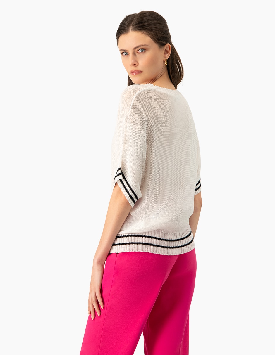 Blusa manga al codo para mujer 2