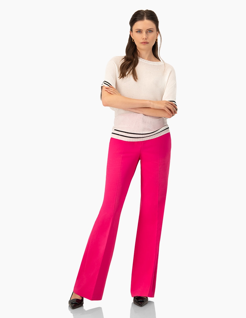 Blusa manga al codo para mujer 4