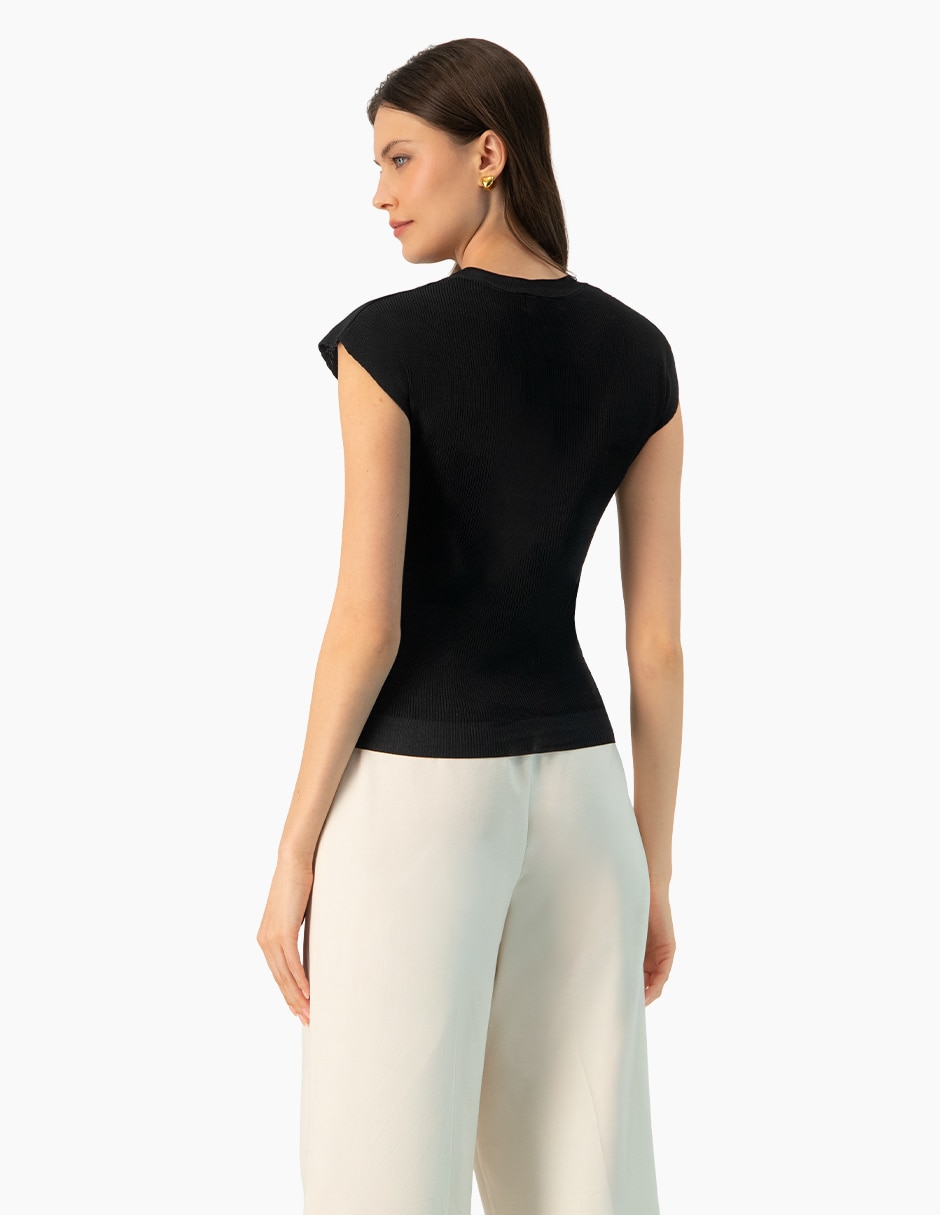 Blusa sin manga para mujer 2