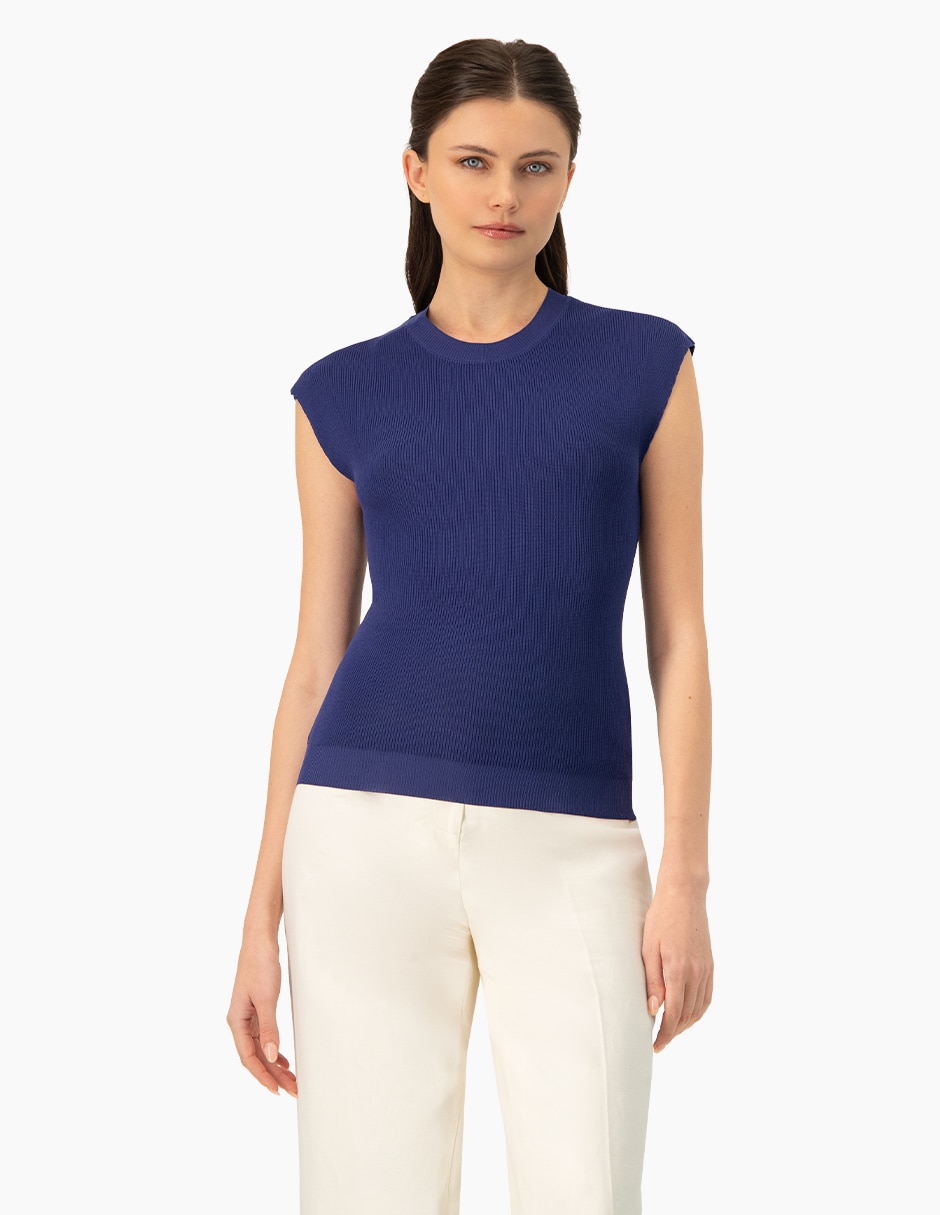 Blusa sin manga para mujer