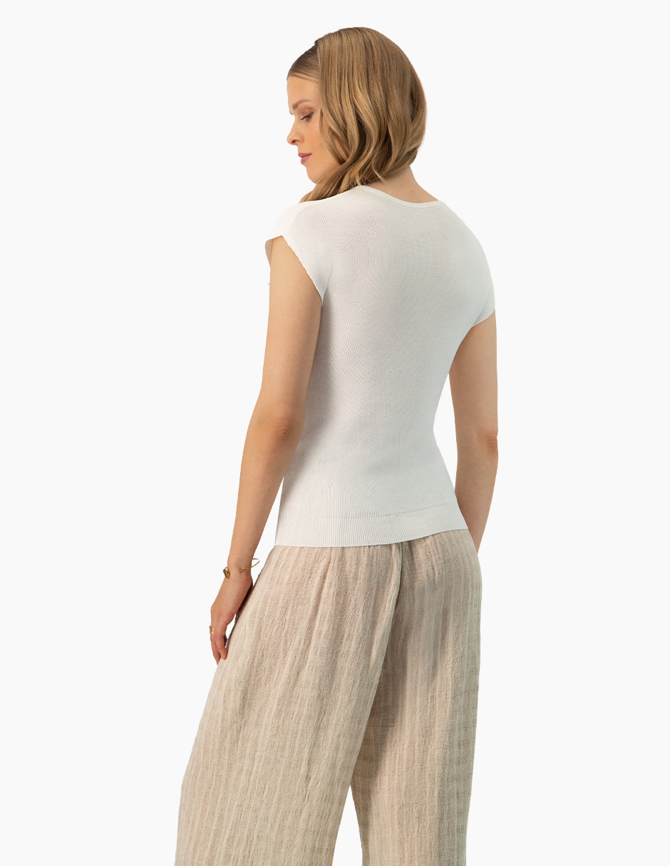 BLUSA IVONNE 10700956 VISC, CH, BLANCO