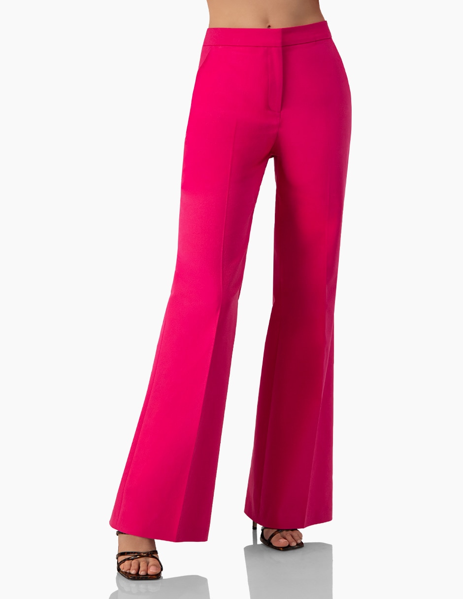 Pantalón acampanado para mujer