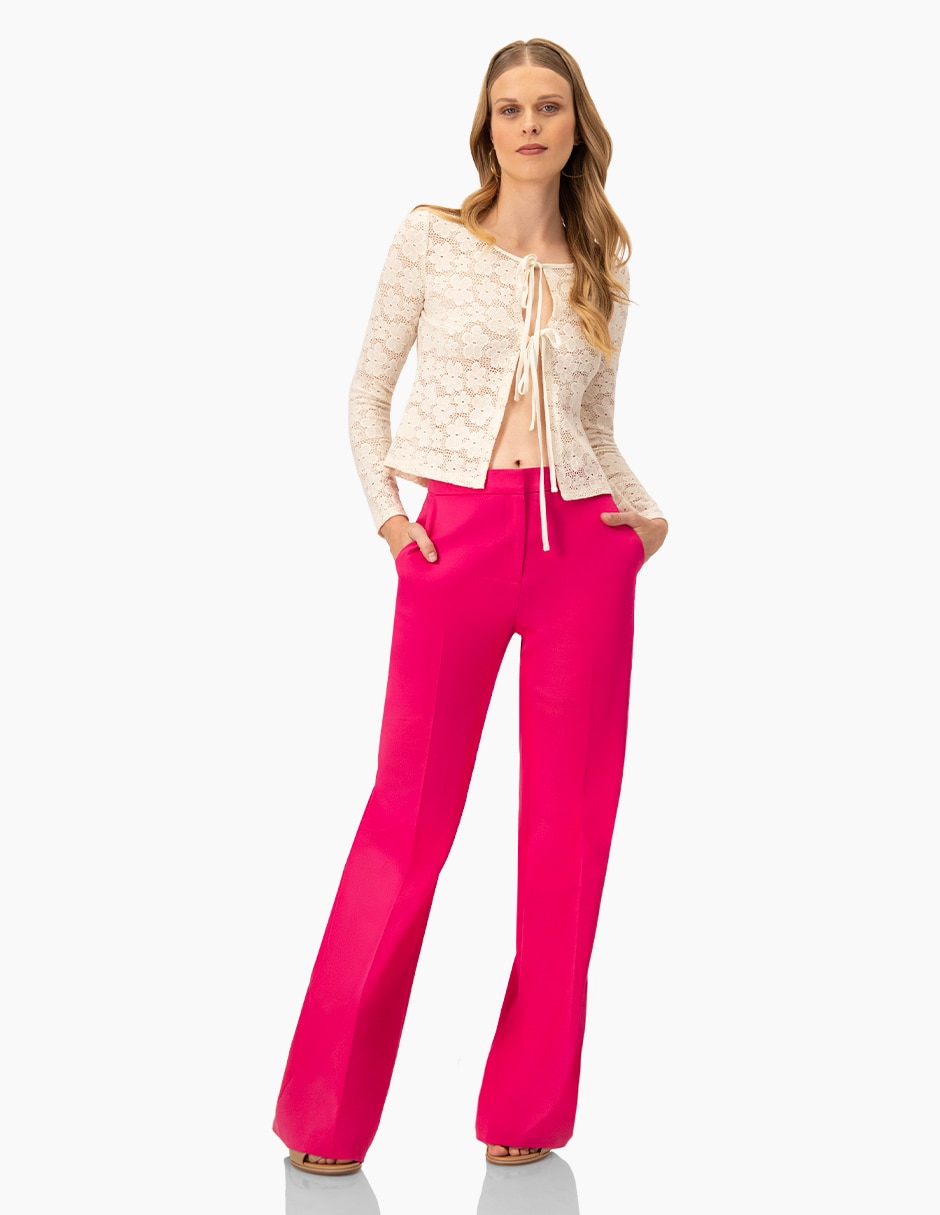 Pantalón acampanado para mujer 5