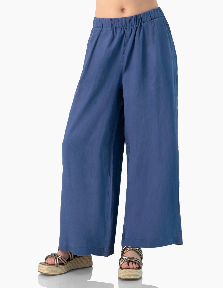 Pantalón coulotte Amplio para mujer