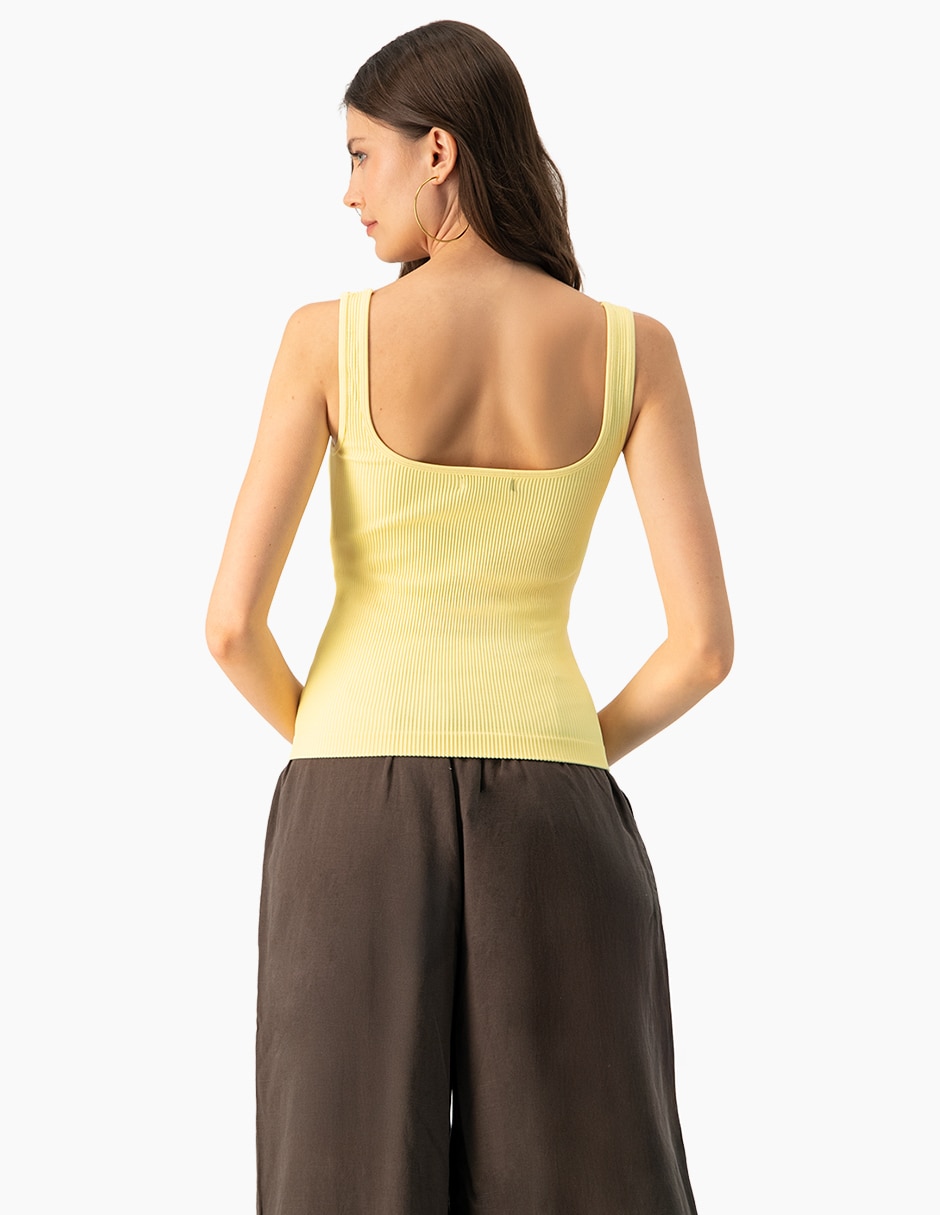 Top escote cuadrado tirante ancho 2