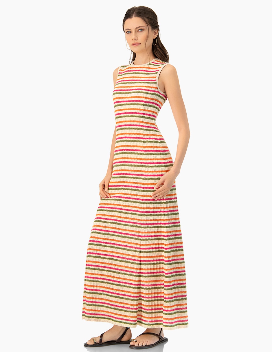 Vestido largo casual para mujer 3