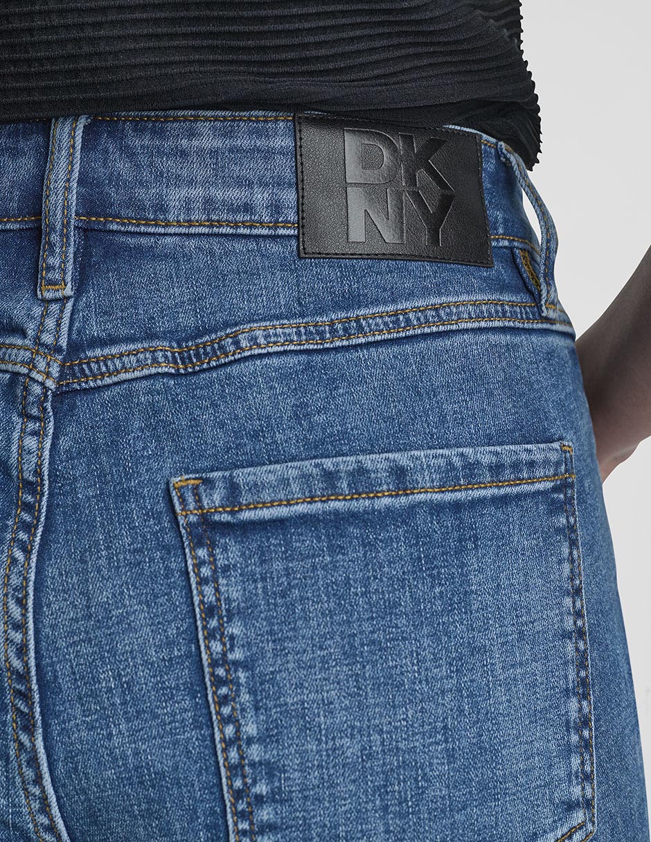 Jeans straight cintura baja para mujer 2