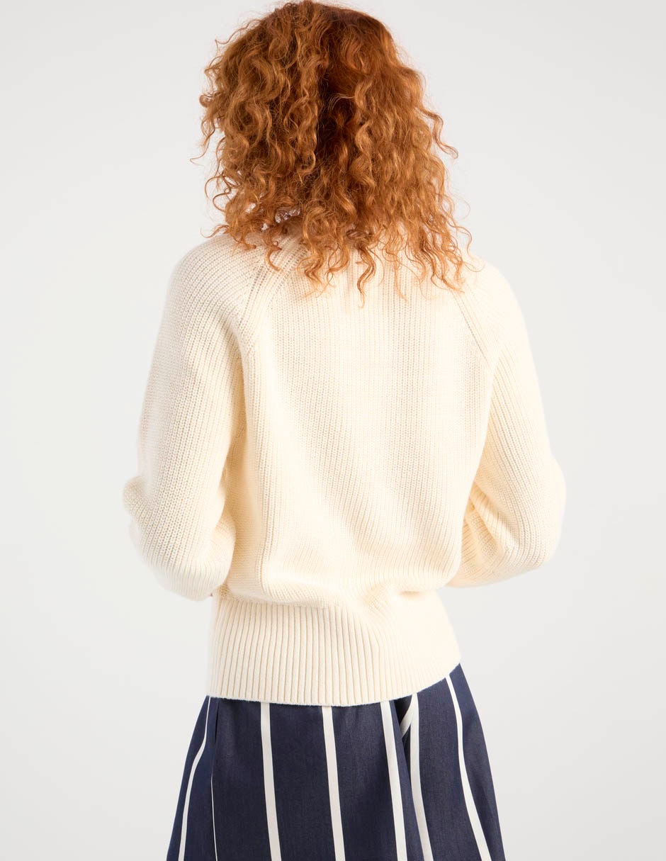 Suéter cuello redondo para mujer 6