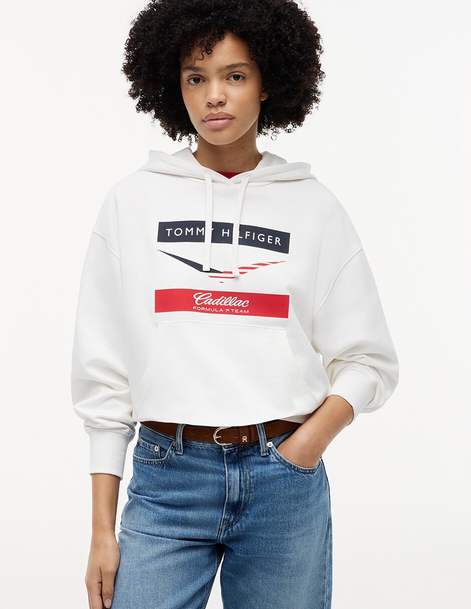 Sudadera con capucha Cadillac F1 para mujer