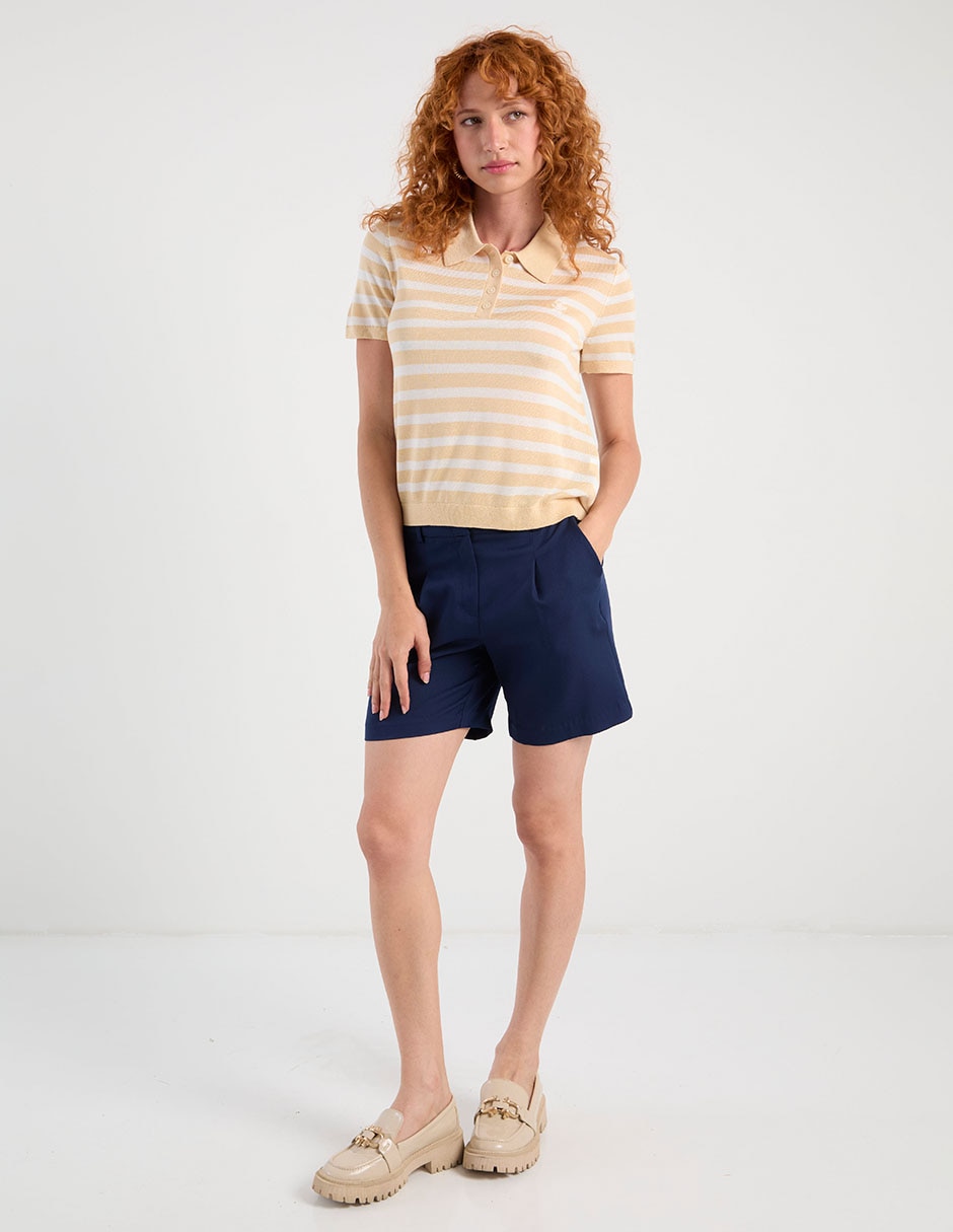 Suéter cuello polo para mujer 3