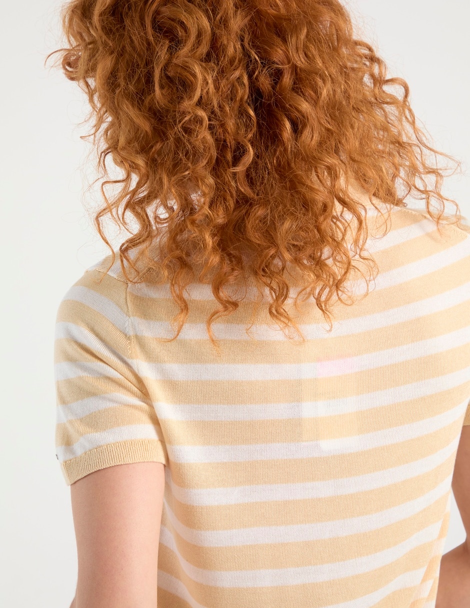 Suéter cuello polo para mujer 5