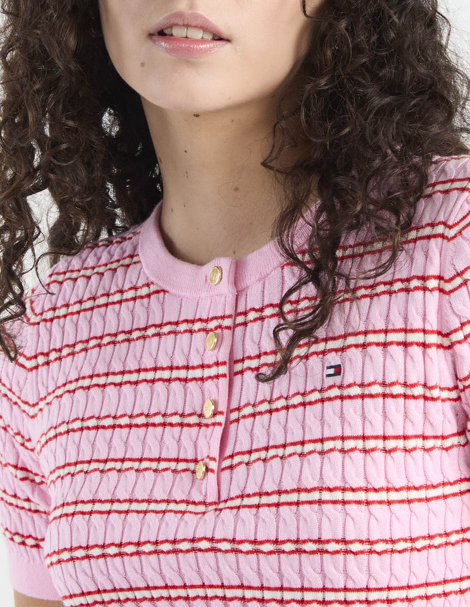 Suéter cuello redondo para mujer 4