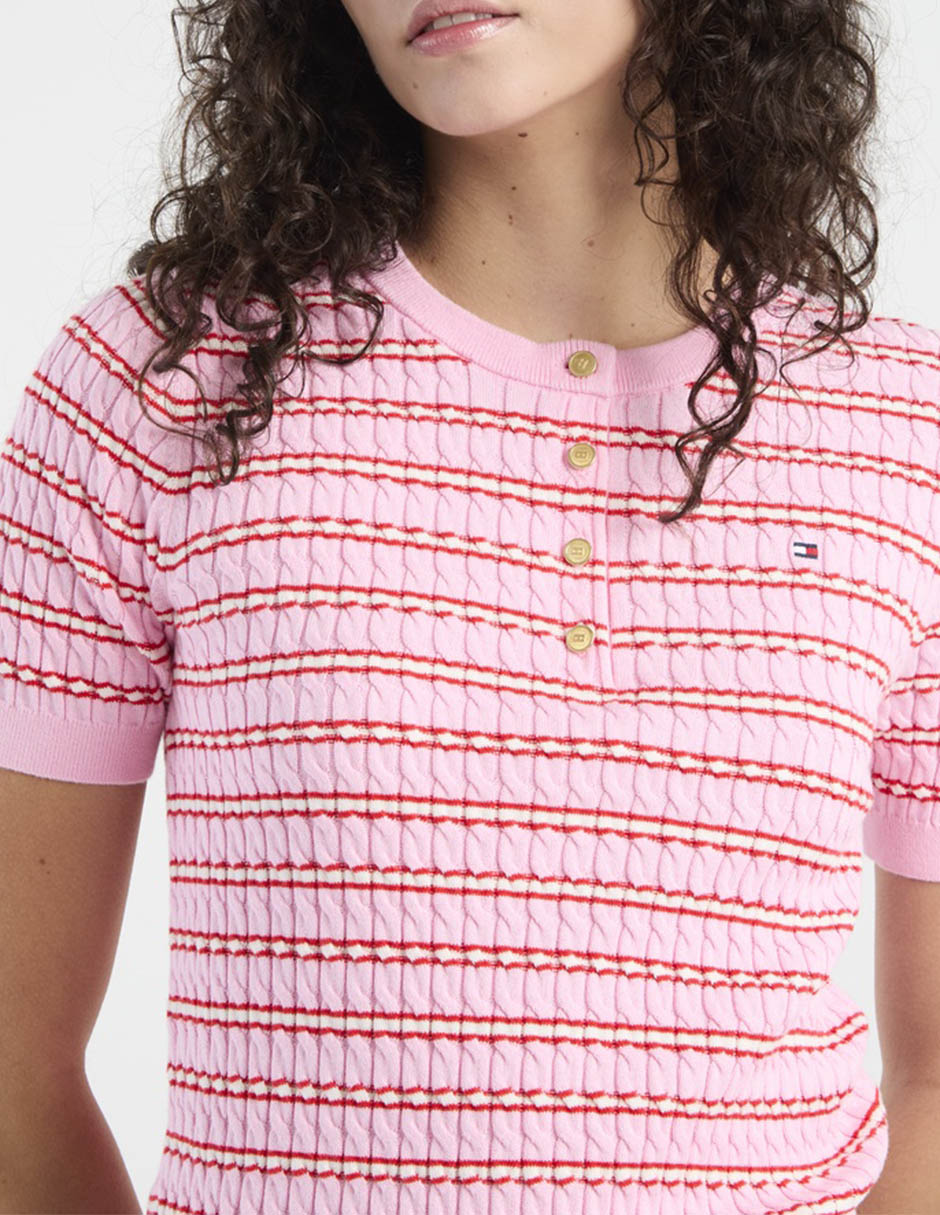 Suéter cuello redondo para mujer 5