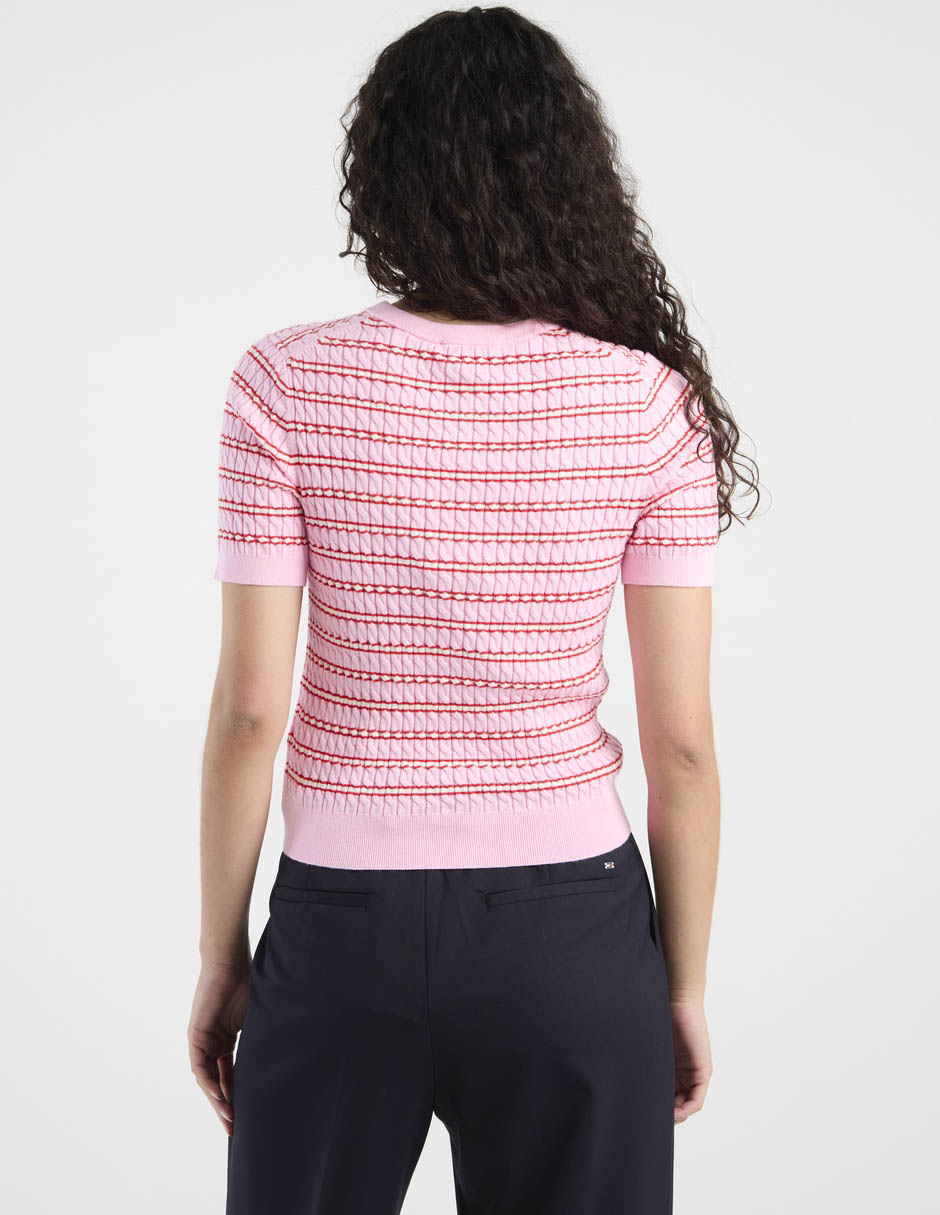 Suéter cuello redondo para mujer 6