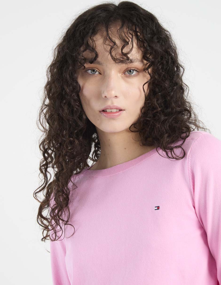 Suéter cuello redondo para mujer 4