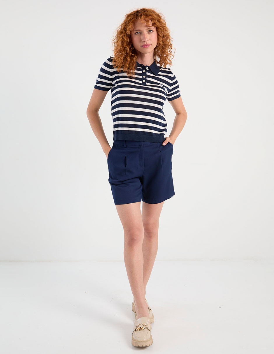 Suéter cuello polo para mujer 3