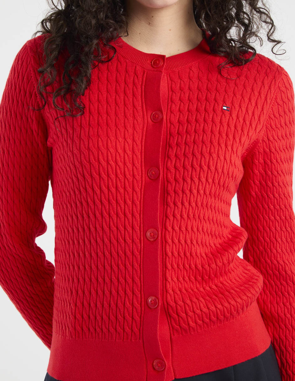 Suéter Hilfiger cuello con botón para mujer 5