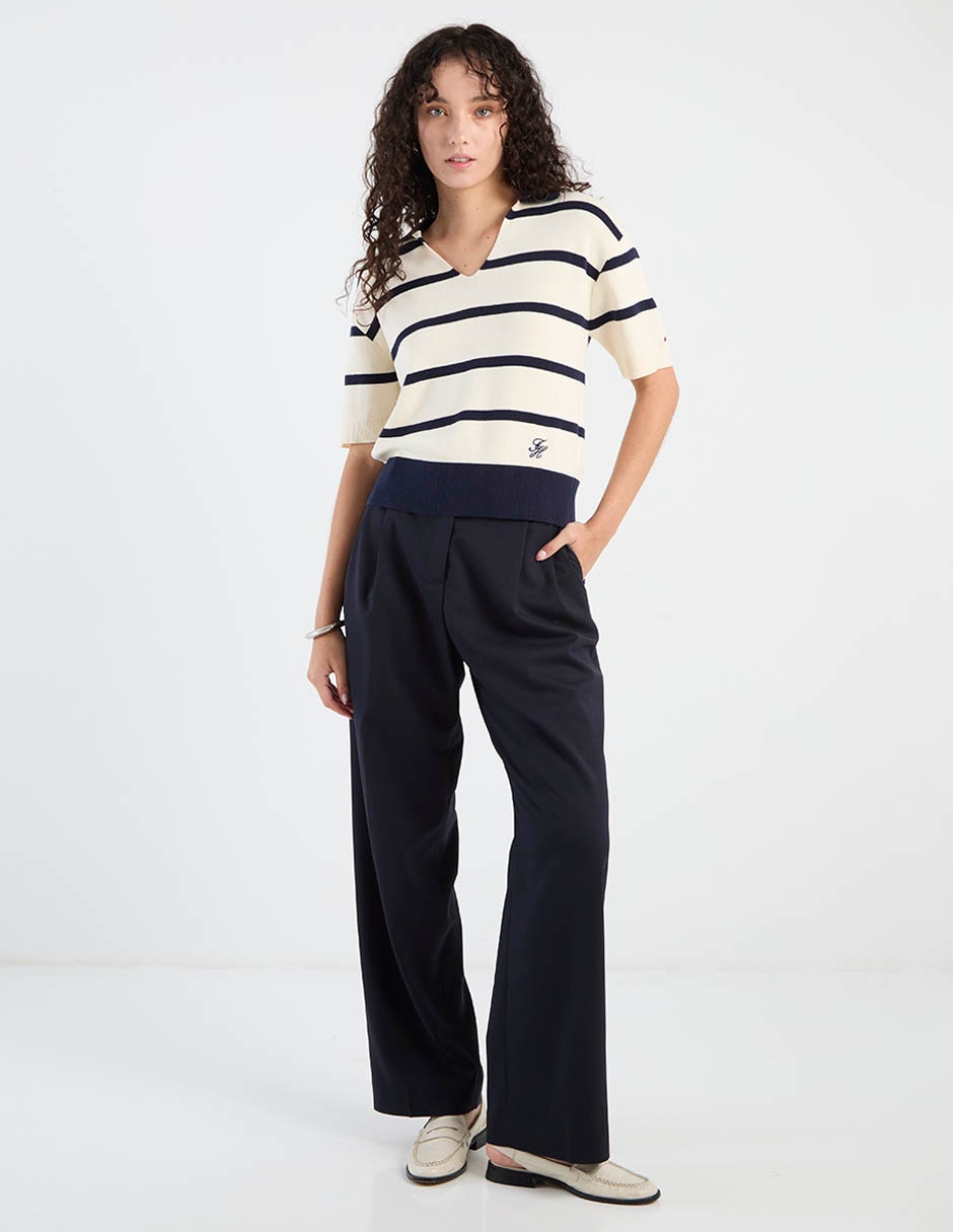 Suéter cuello polo para mujer 3