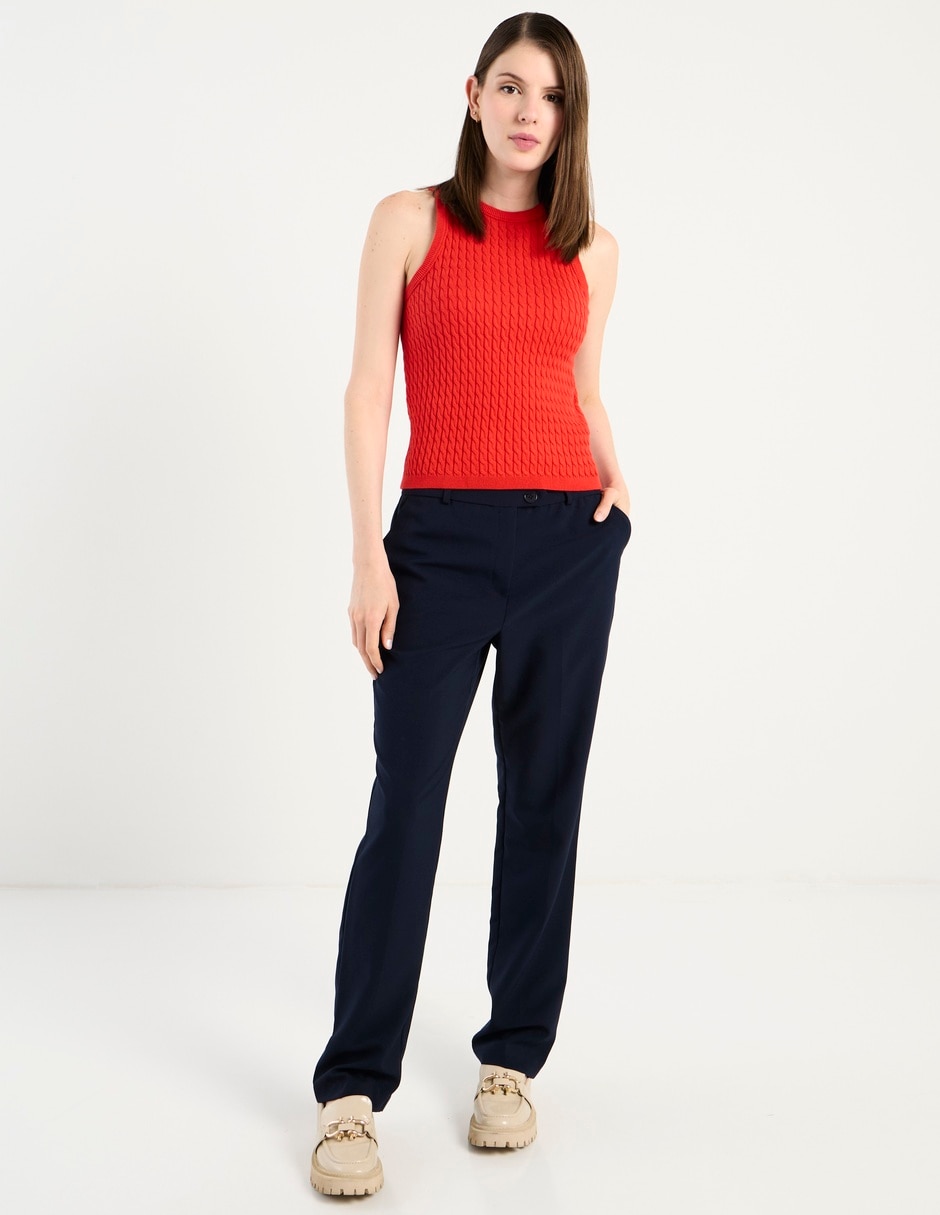 Suéter cuello redondo para mujer 3