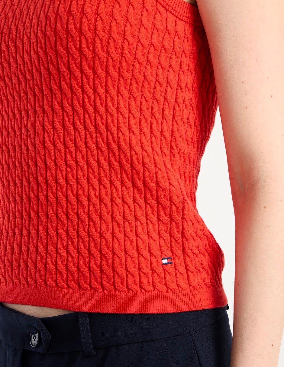 Suéter cuello redondo para mujer 5