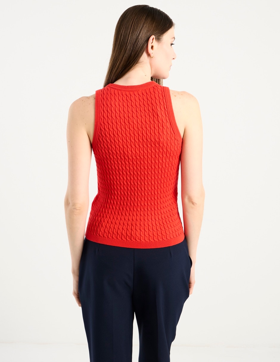 Suéter cuello redondo para mujer 6