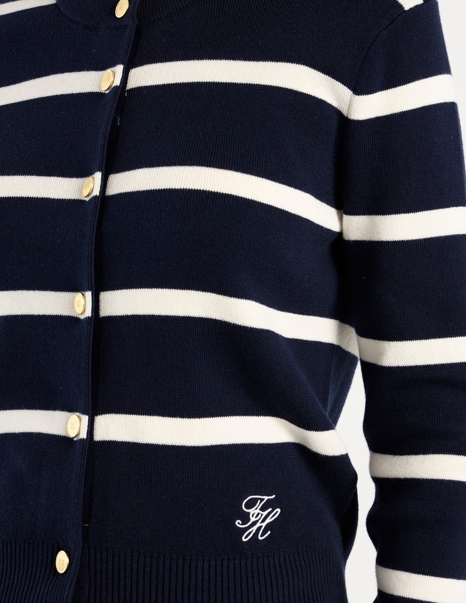 Suéter Hilfiger cuello con botón para mujer 5
