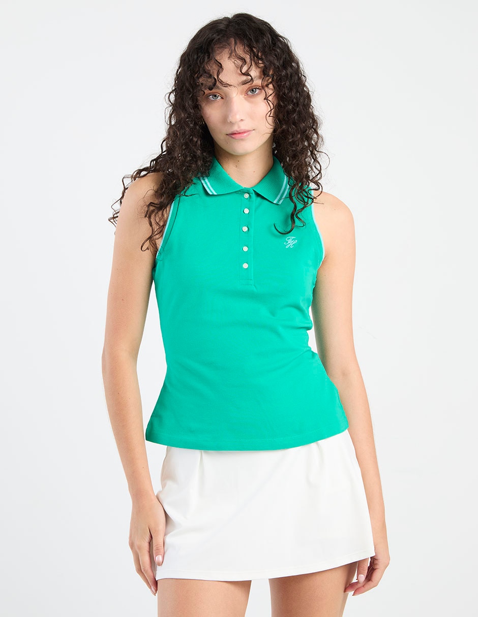 Playera tipo polo Hilfiger para mujer Playera tipo polo Hilfiger para mujer