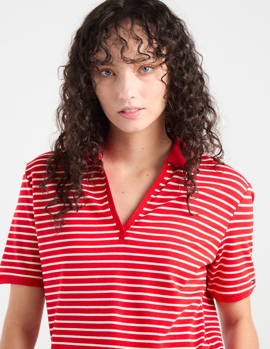 Playera tipo polo para mujer 4