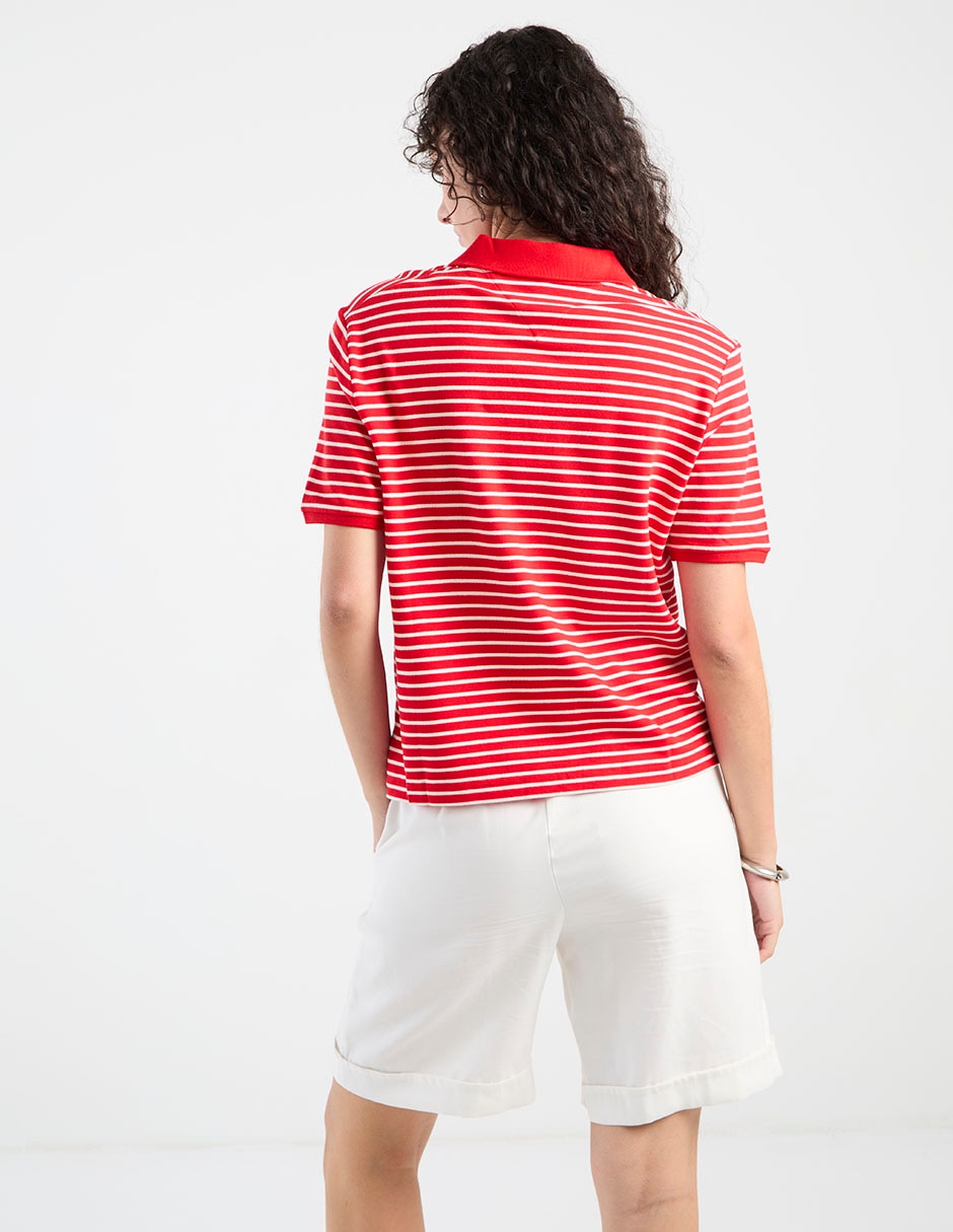 Playera tipo polo para mujer 6