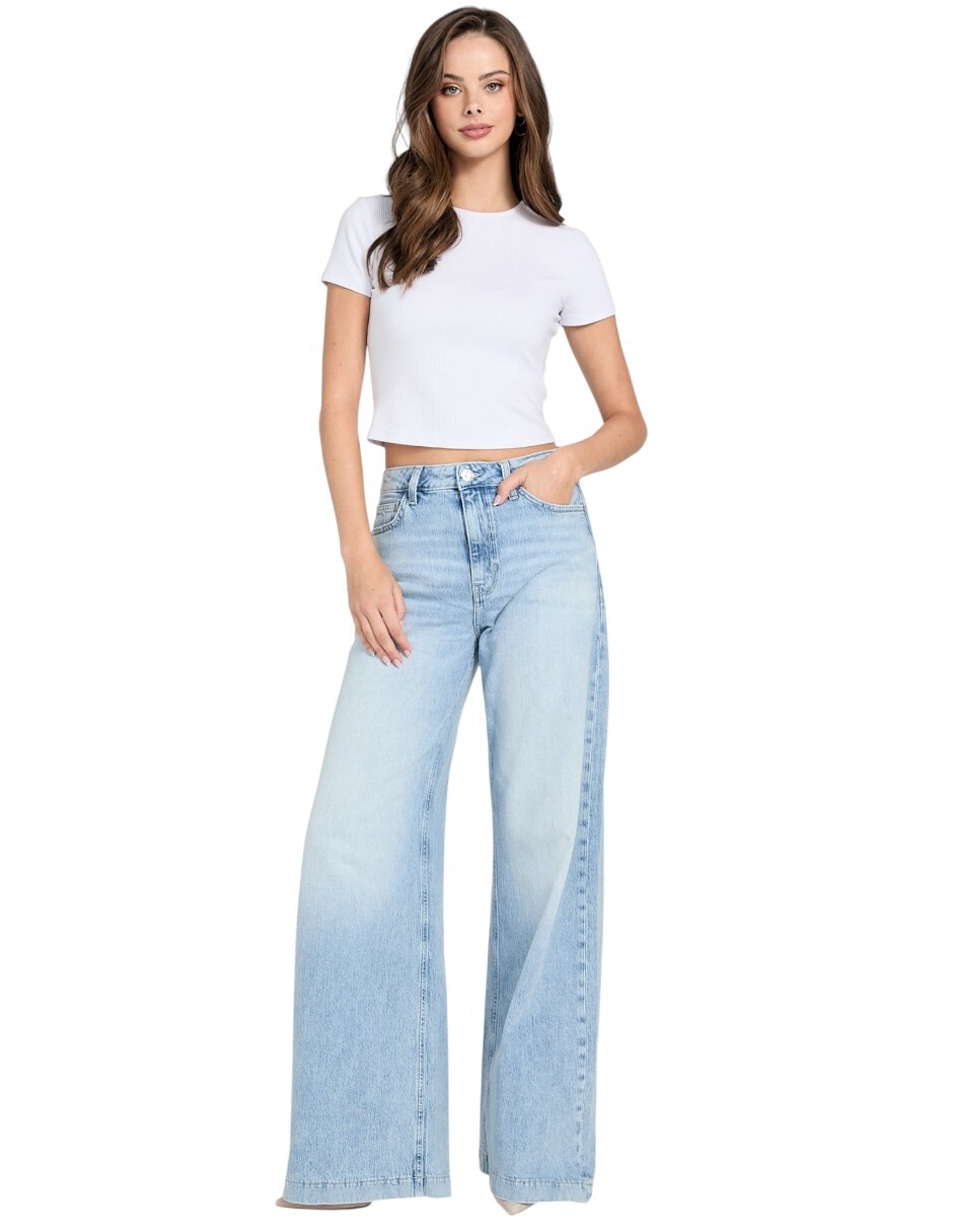 Jeans straight para mujer 5
