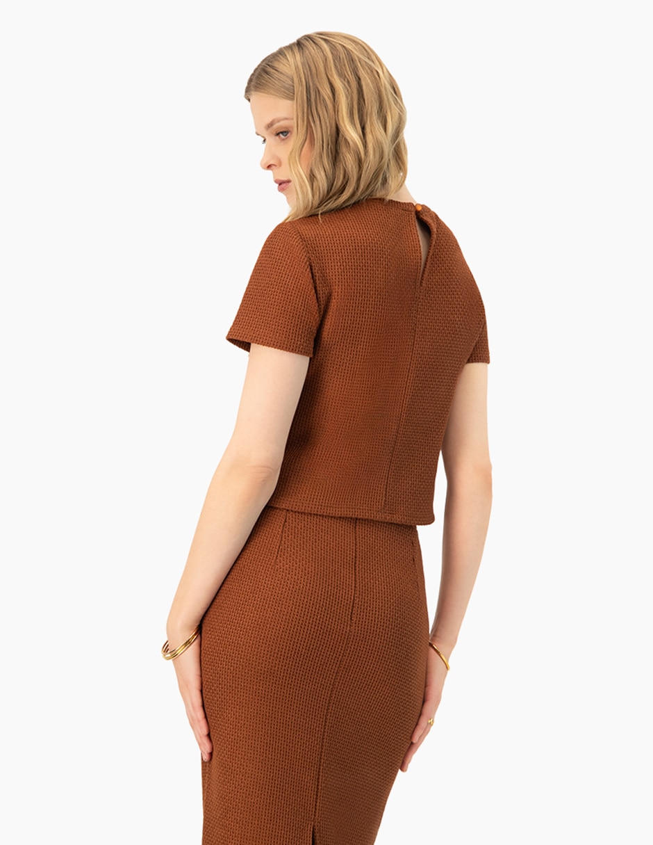 Blusa manga corta para mujer 2