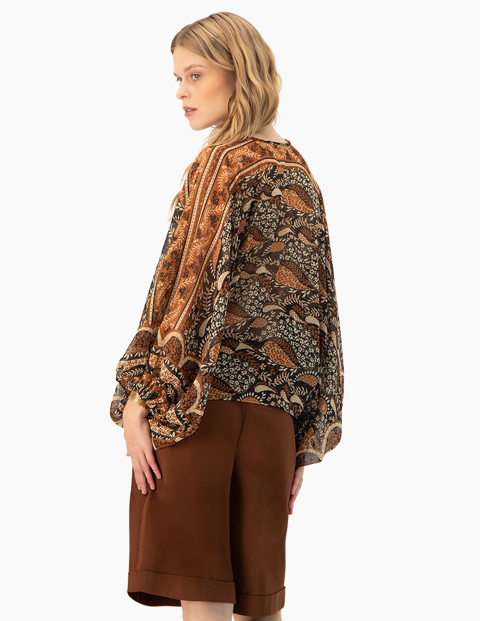 Blusa manga larga para mujer 9