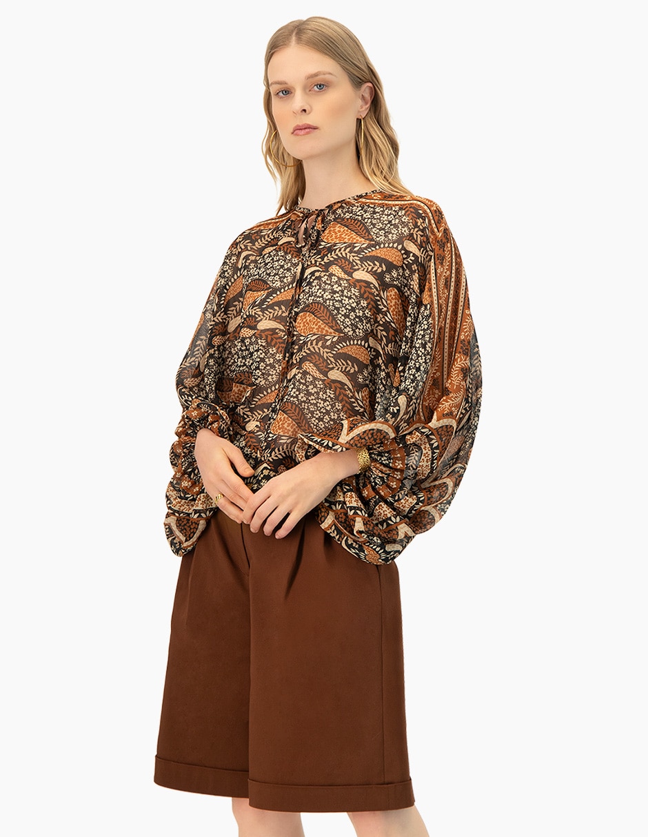 Blusa manga larga para mujer 10