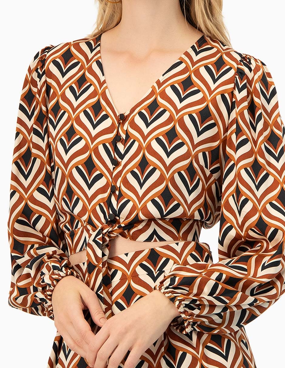 Blusa manga larga para mujer 13