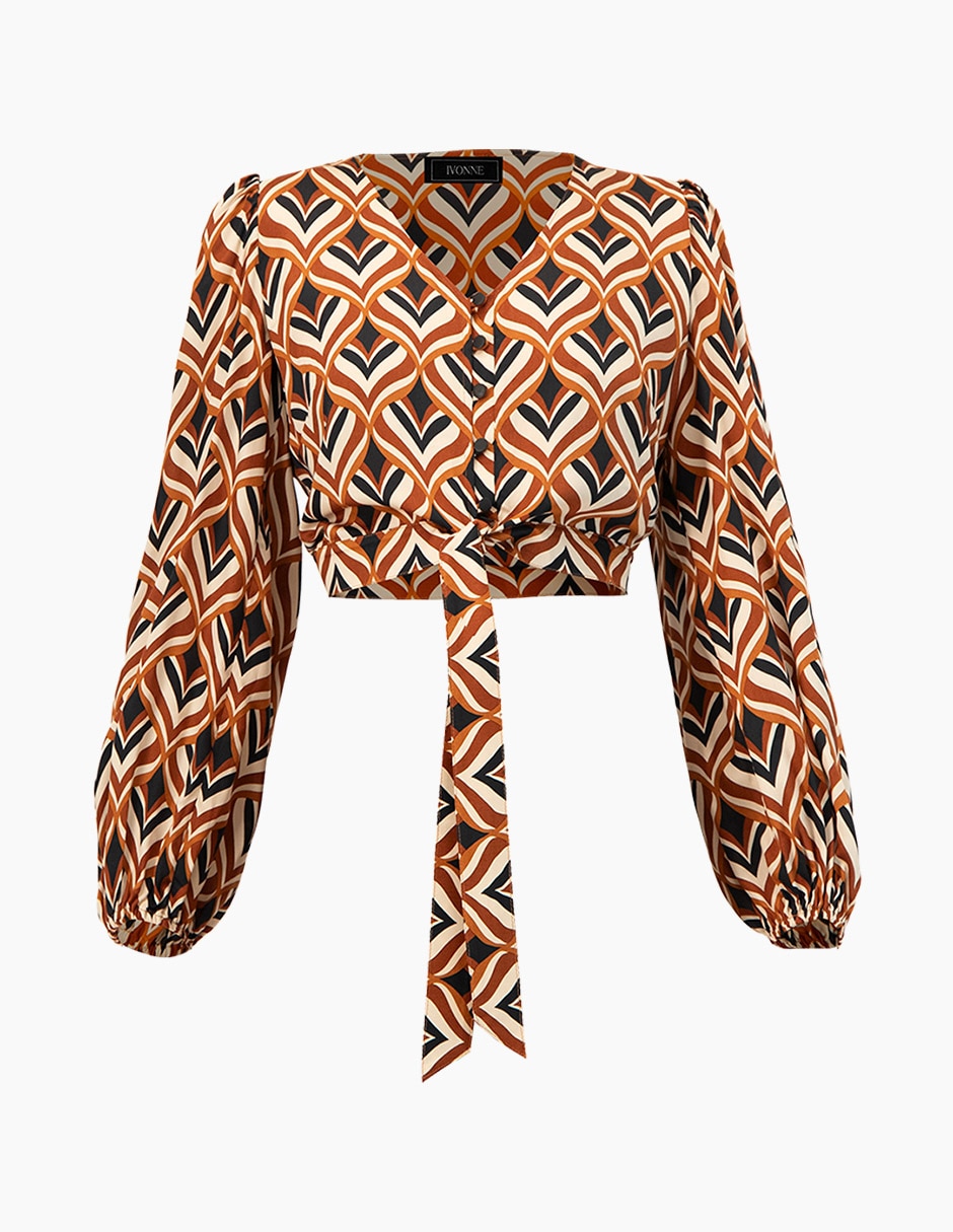Blusa manga larga para mujer 14