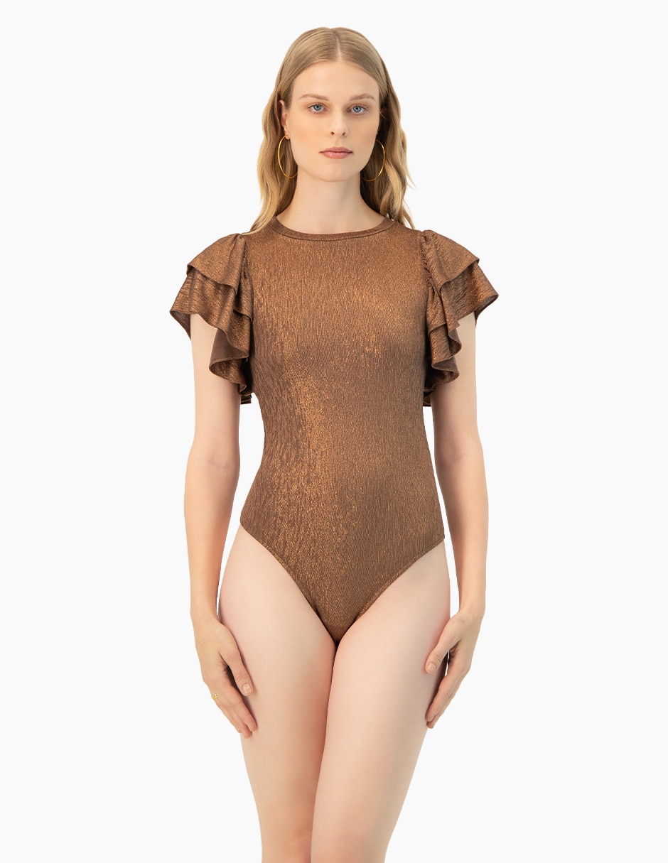 Body cuello redondo para mujer