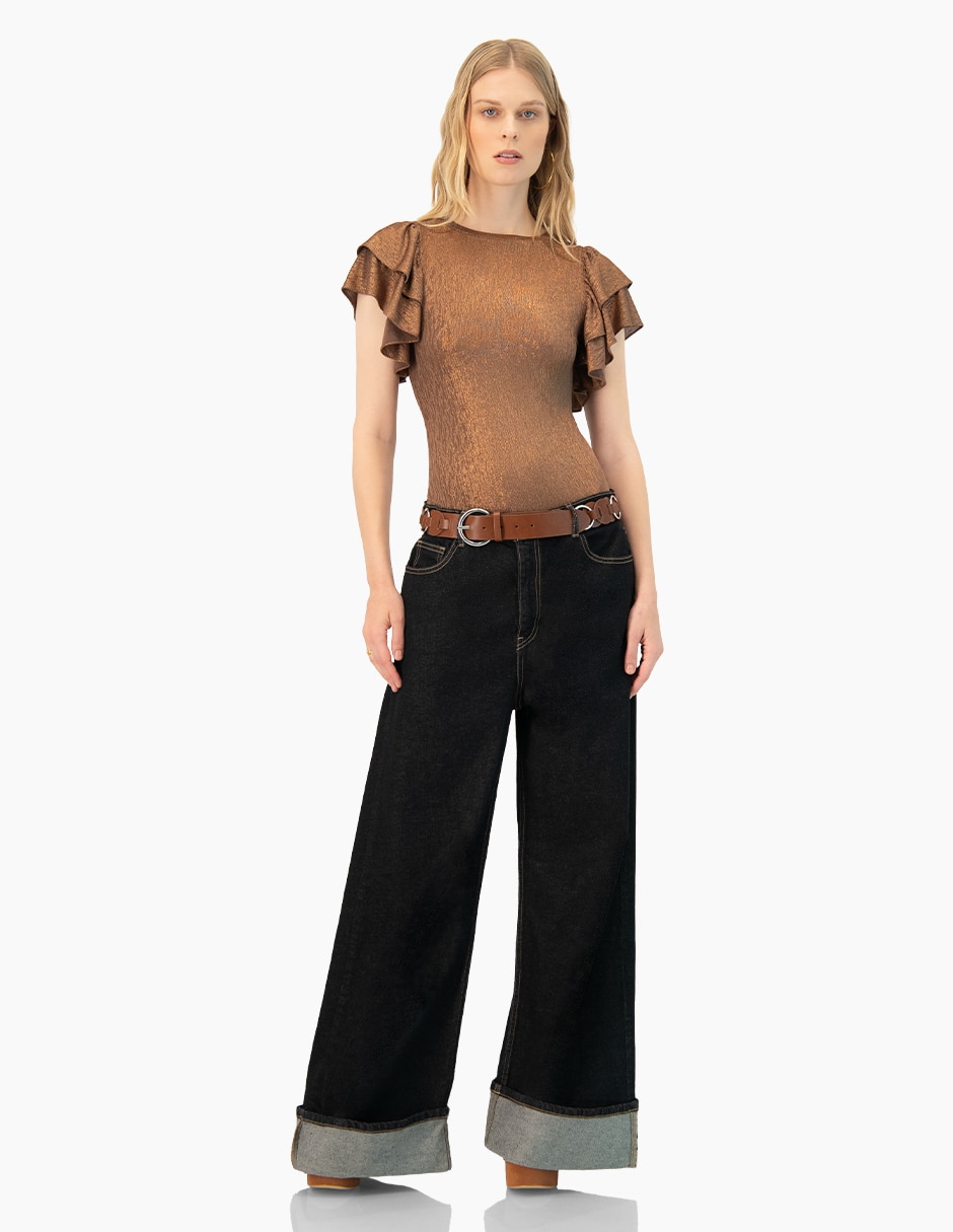 Body cuello redondo para mujer 3