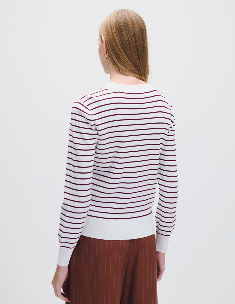Suéter cuello redondo para mujer 3