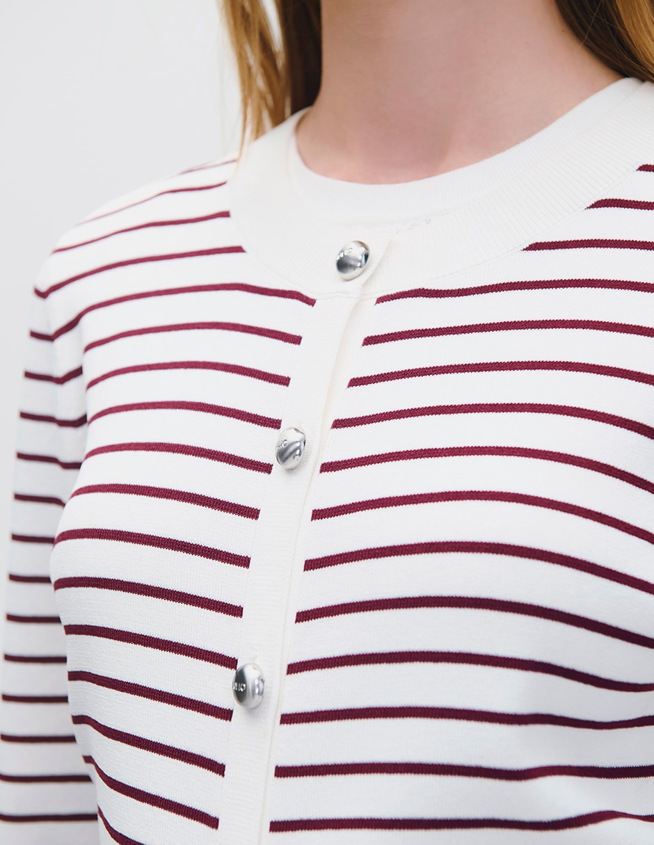 Suéter cuello redondo para mujer 4