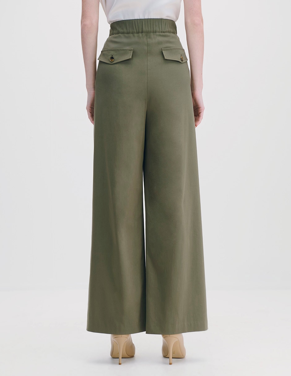 Pantalón relaxed wide leg para mujer 3