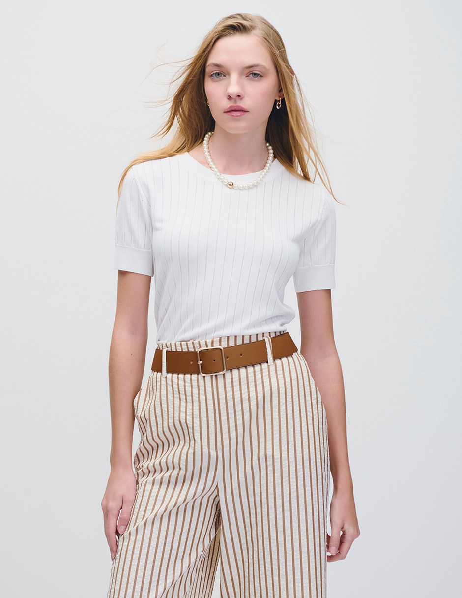 Blusa manga corta Riva para mujer Blusa manga corta Riva para mujer